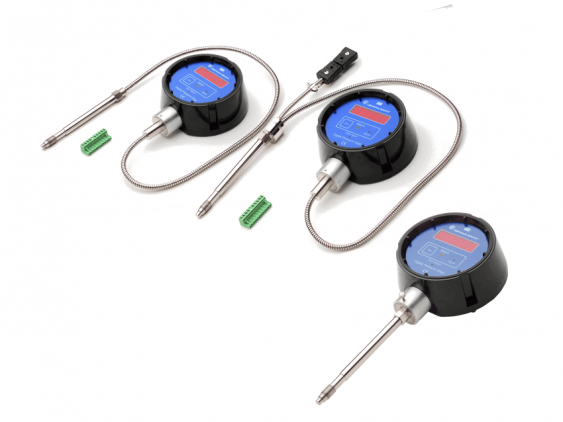 W6 Series - Digital Melt Pressure Gauge (Oil-filled) - 4-20 mA Retransmission
