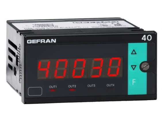40B96 Force, pressure and displacement transducer indicator with input for strain-gauge or potentiom