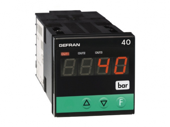 40B48 Force, pressure and displacement transducer indicator with input for strain-gauge or potentiom