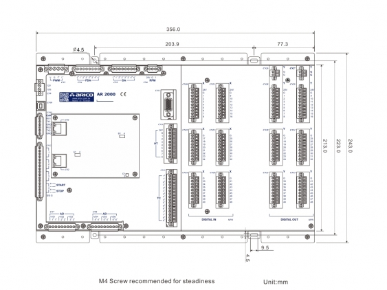 AR2000 橡塑胶机控制器